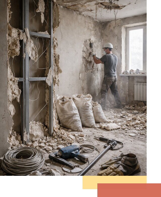 Профессиональный демонтаж зданий и конструкций в Юрге