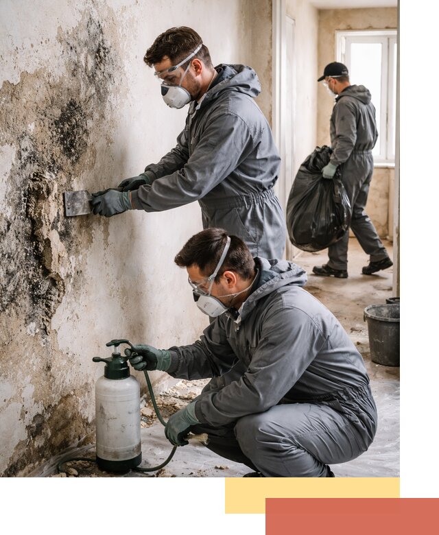 Удаление плесени со стен профессионально в Юрге