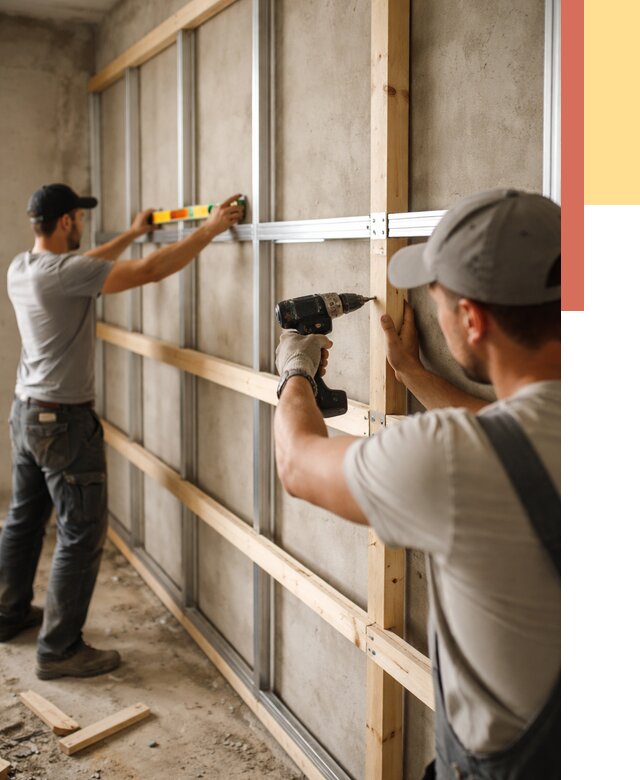 Устройство обрешетки под панели в Юрге от 2246 руб. — монтаж под ключ | ОТДЕЛОЧНИК-Юрг