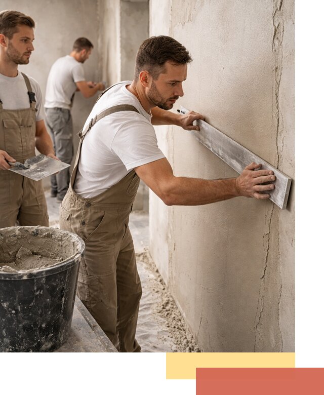 Штукатурка стен без маяков в Юрге быстро и качественно