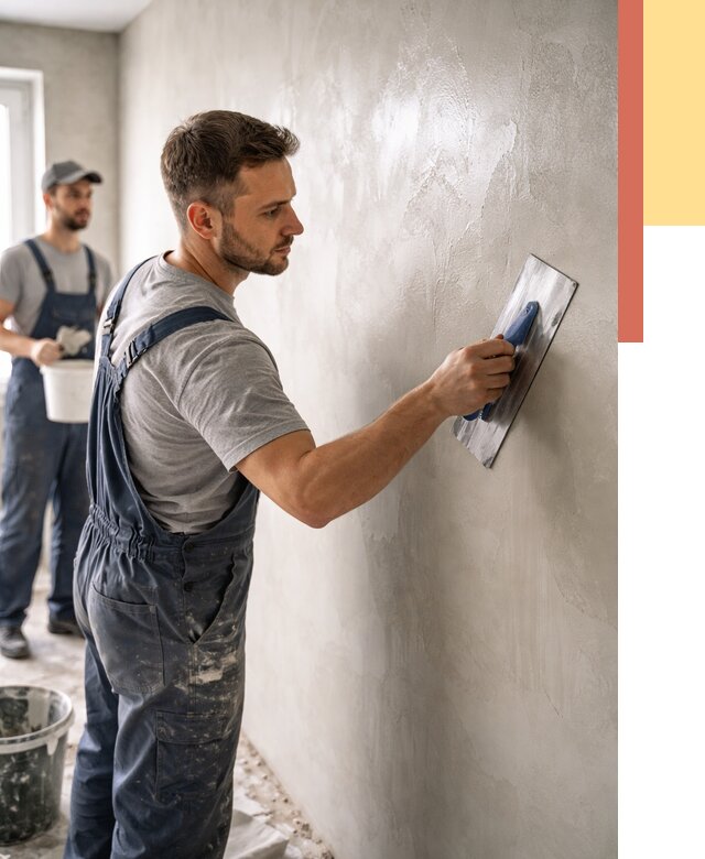 Глянцевание штукатурки стен в Юрге от 8022 руб. — услуги и затирка | ОТДЕЛОЧНИК-Юрг