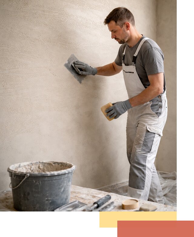 Декоративная штукатурка травертин в Юрге для стен и потолков