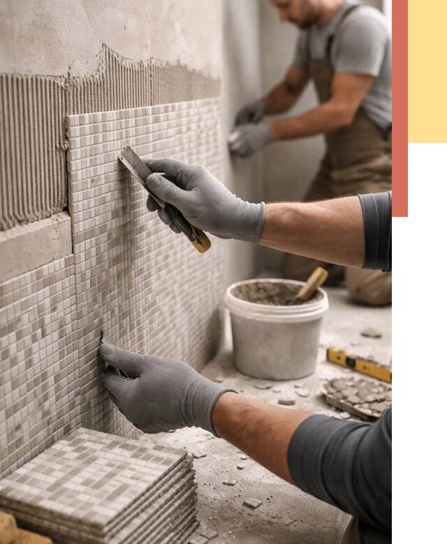 Облицовка стен мозаикой в Юрге от 3423 руб/м2 — укладка мозаики на стены | ОТДЕЛОЧНИК-Юрг