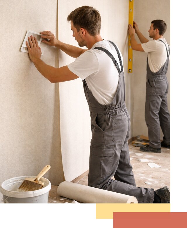 Поклейка бумажных обоев в Юрге качественно и недорого