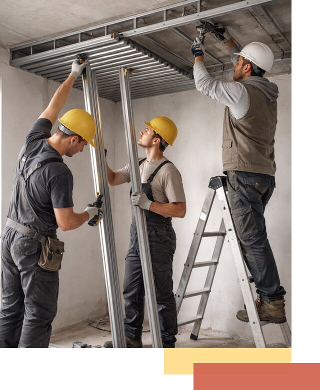 Монтаж реечного потолка под ключ в Юрге