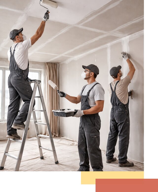 Покраска потолка из гипсокартона в Юрге качественно и недорого