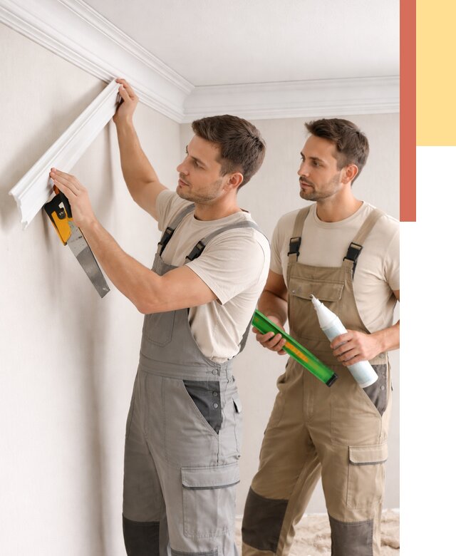 Монтаж потолочного плинтуса в Юрге от 2460 руб. — быстро и недорого | ОТДЕЛОЧНИК-Юрг