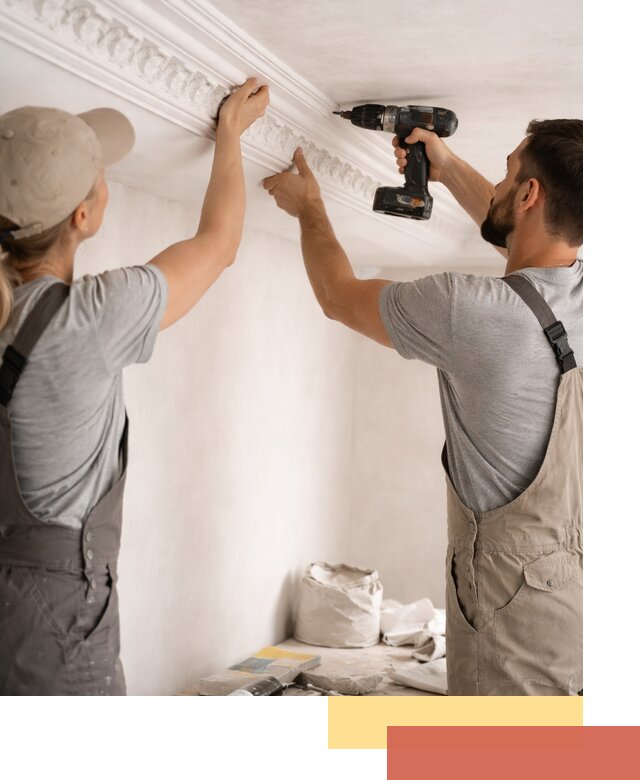 Профессиональный монтаж лепнины на потолок в Юрге